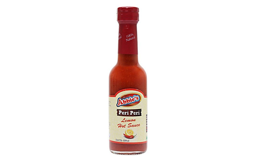 Abbie's Peri Peri Lemon Hot Sauce   Bottle  155 millilitre